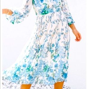 VICI Dolls Tempe Floral Ruffle Midi Dress